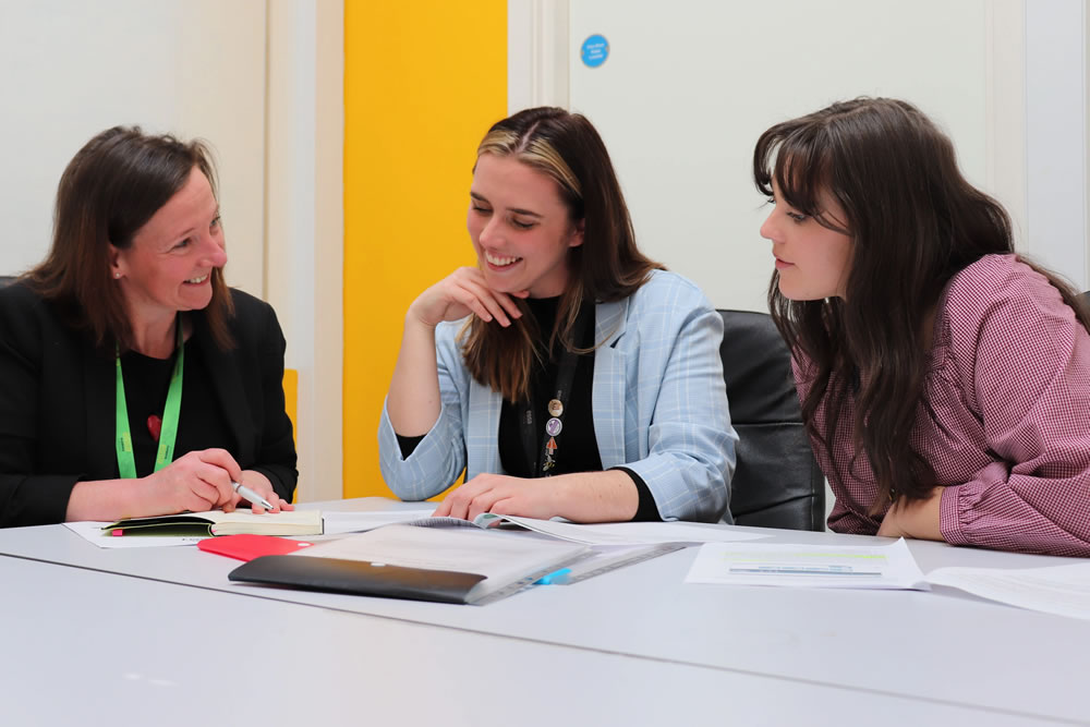 People sitting at a table